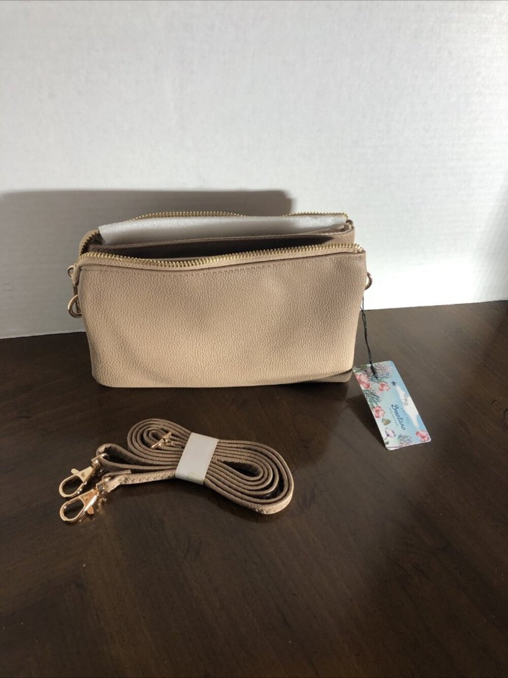 Brentano Crossbody Bag In Nude